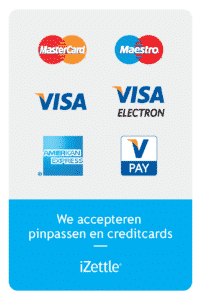 PIN & creditcards via iZettle